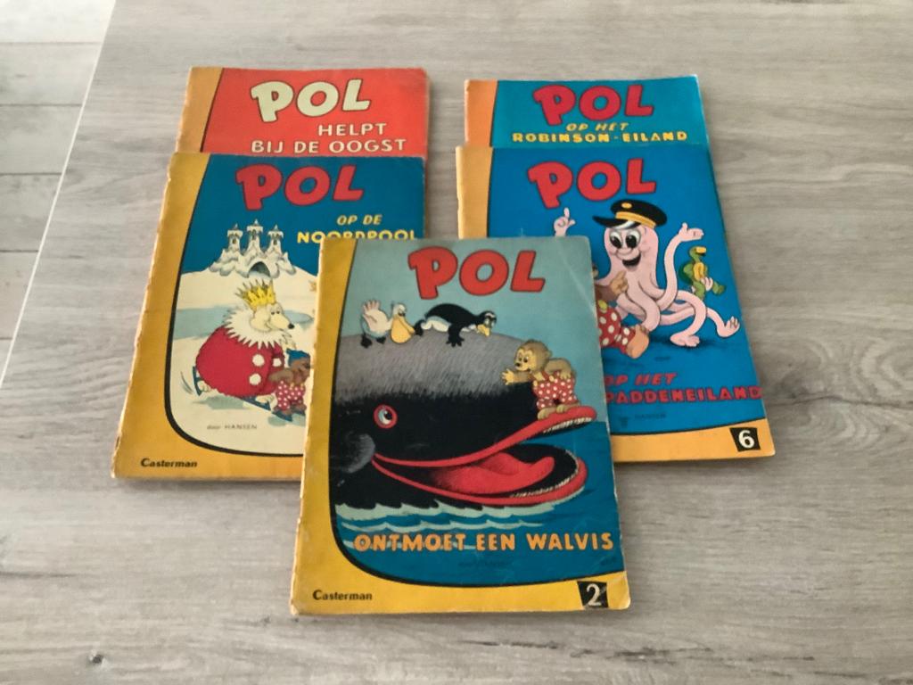 Pol verschillende strips (1965-1968), Boeken, Stripverhalen, Meerdere stripboeken, Ophalen of Verzenden, Gelezen