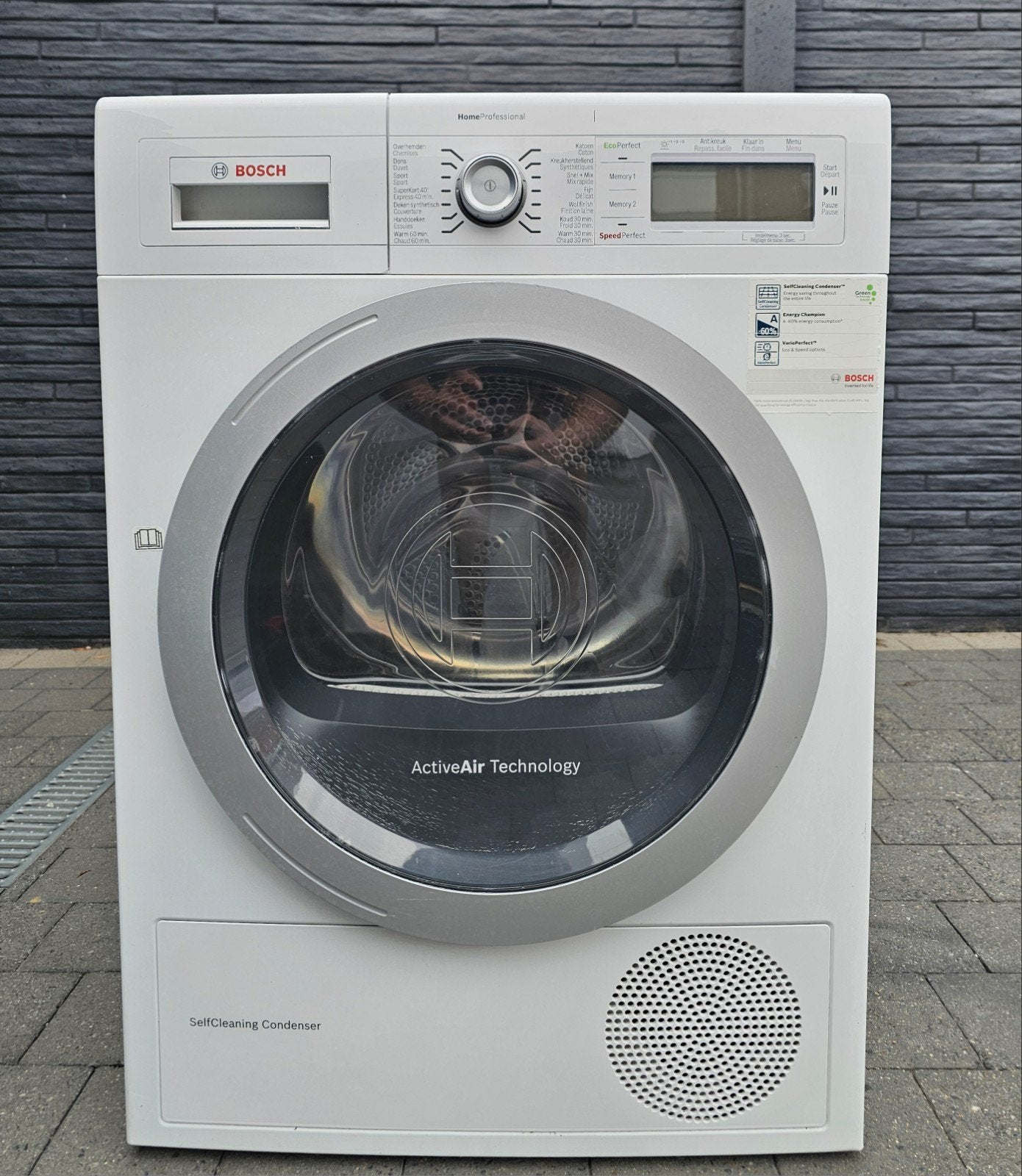 Bosch 8KG A++ serie8 warmtepomp droogkast SelfCleaning, Elektronische apparatuur, Ophalen, 8 tot 10 kg, Zo goed als nieuw, Condens