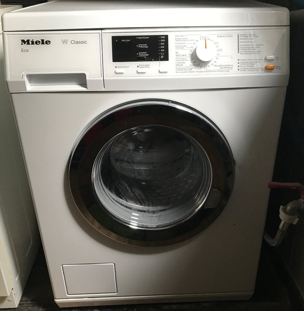 Wasmachine Miele WDA en Miele droogmachine, Elektronische apparatuur, Ophalen, 6 tot 8 kg, Energieklasse A of zuiniger, Zo goed als nieuw