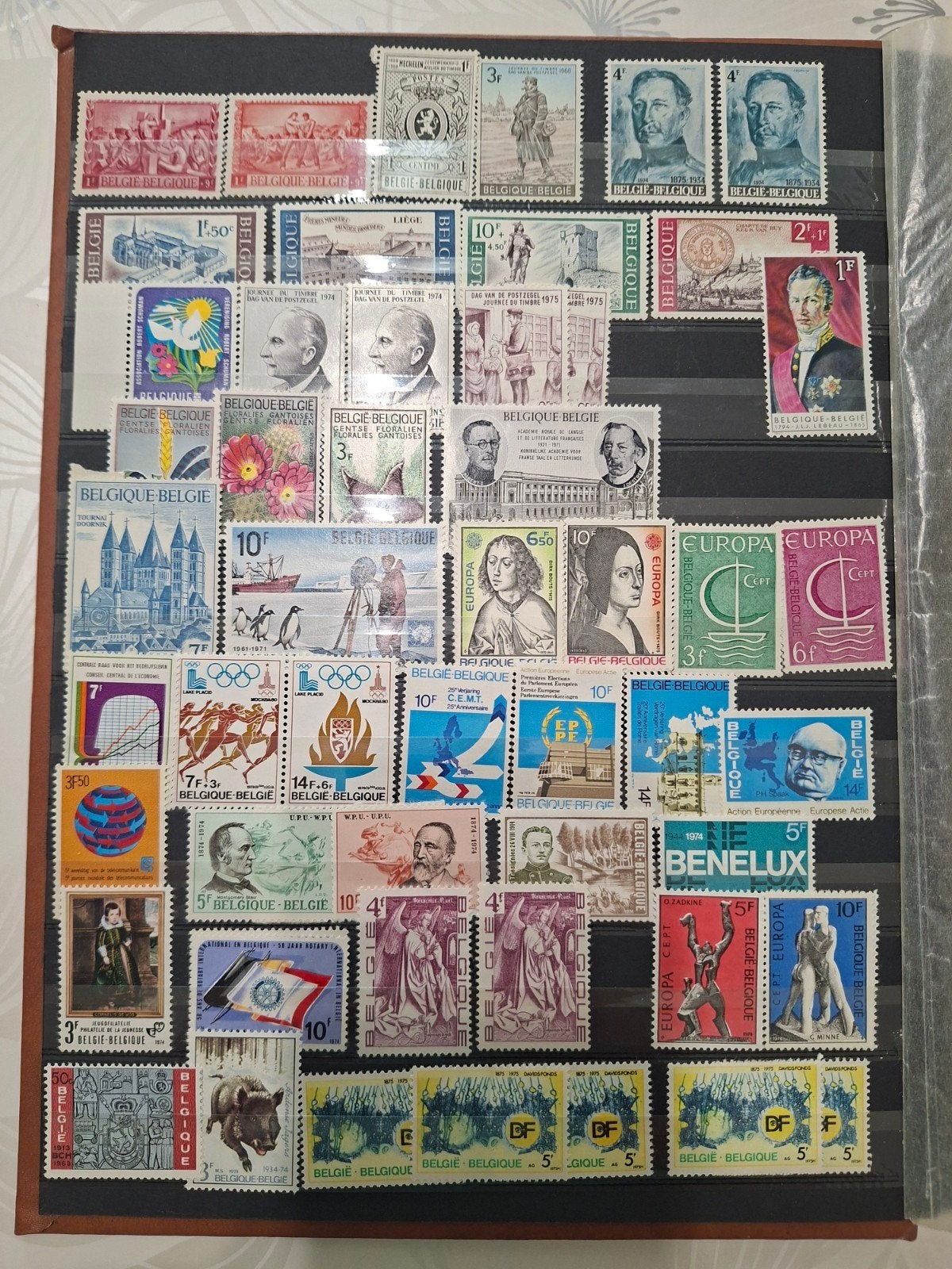 Prachtig filatelistisch bindmiddel met een thema — België (K, Ophalen of Verzenden