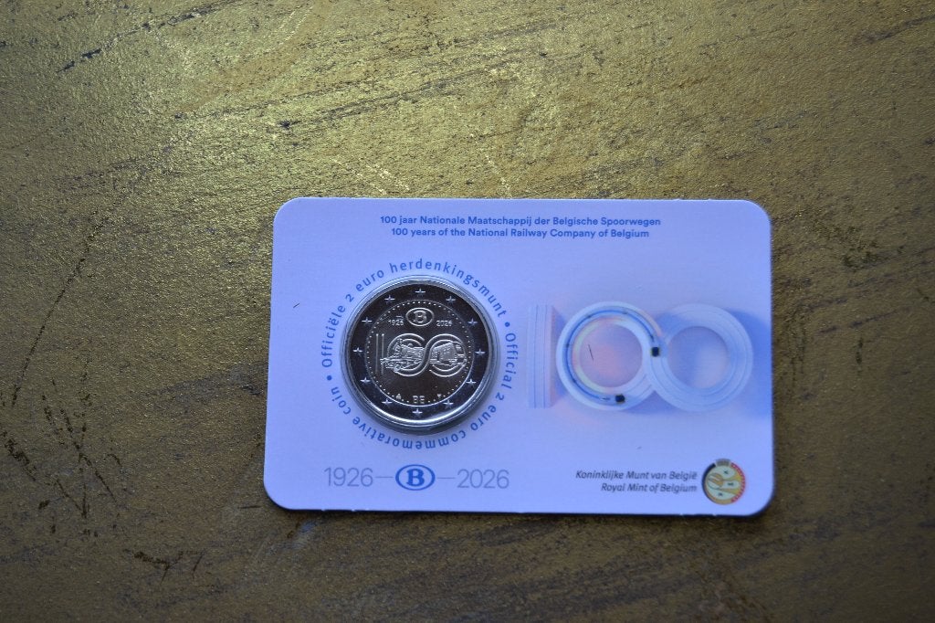 nouvelle pièce de 2 euros de la NMBS, Timbres & Monnaies, Monnaies | Europe | Monnaies euro, Enlèvement ou Envoi, Belgique, 2 euros