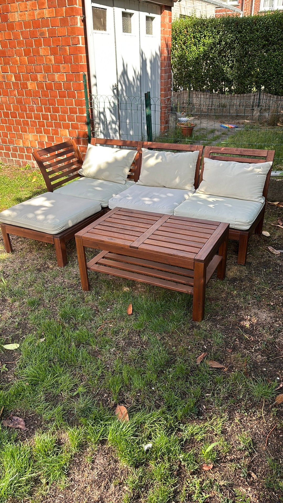 Ikea loungeset, Tuin en Terras, Ophalen, Gebruikt, 3 zitplaatsen, Loungeset