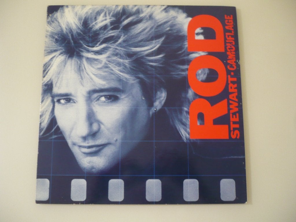 Vinyl LP Rod Stewart Camouflage, Gebruikt, 1980 - 1989, Ophalen of Verzenden, 12 inch
