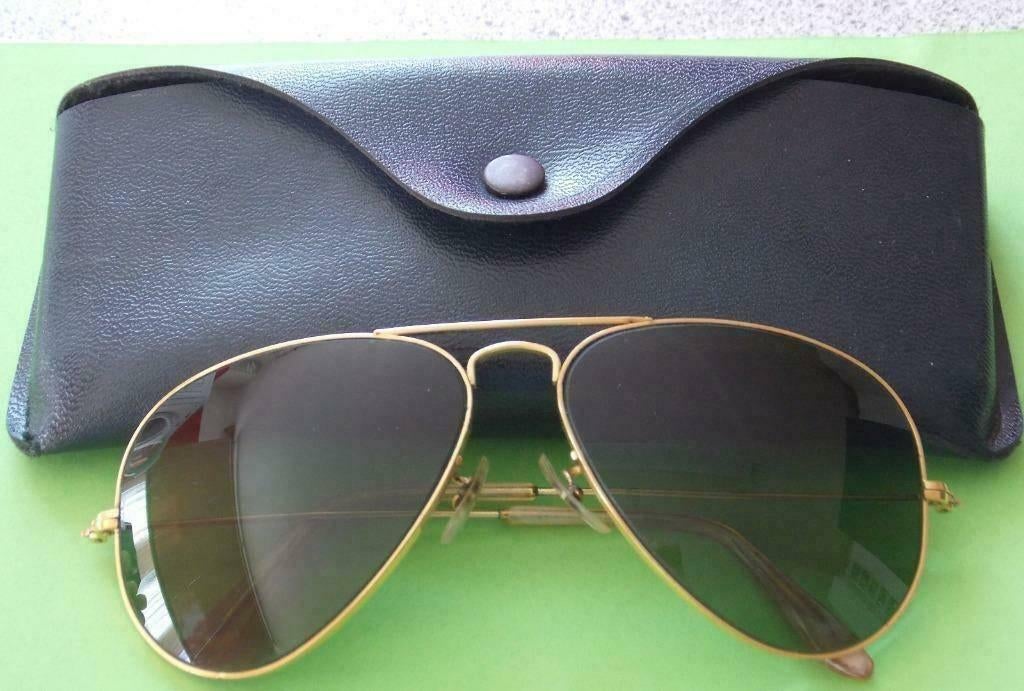 Ray-Ban « RB3025 » Aviator vintage 80's. T : S – M., Handtassen en Accessoires, Zonnebrillen en Brillen | Heren, Gebruikt, Zonnebril