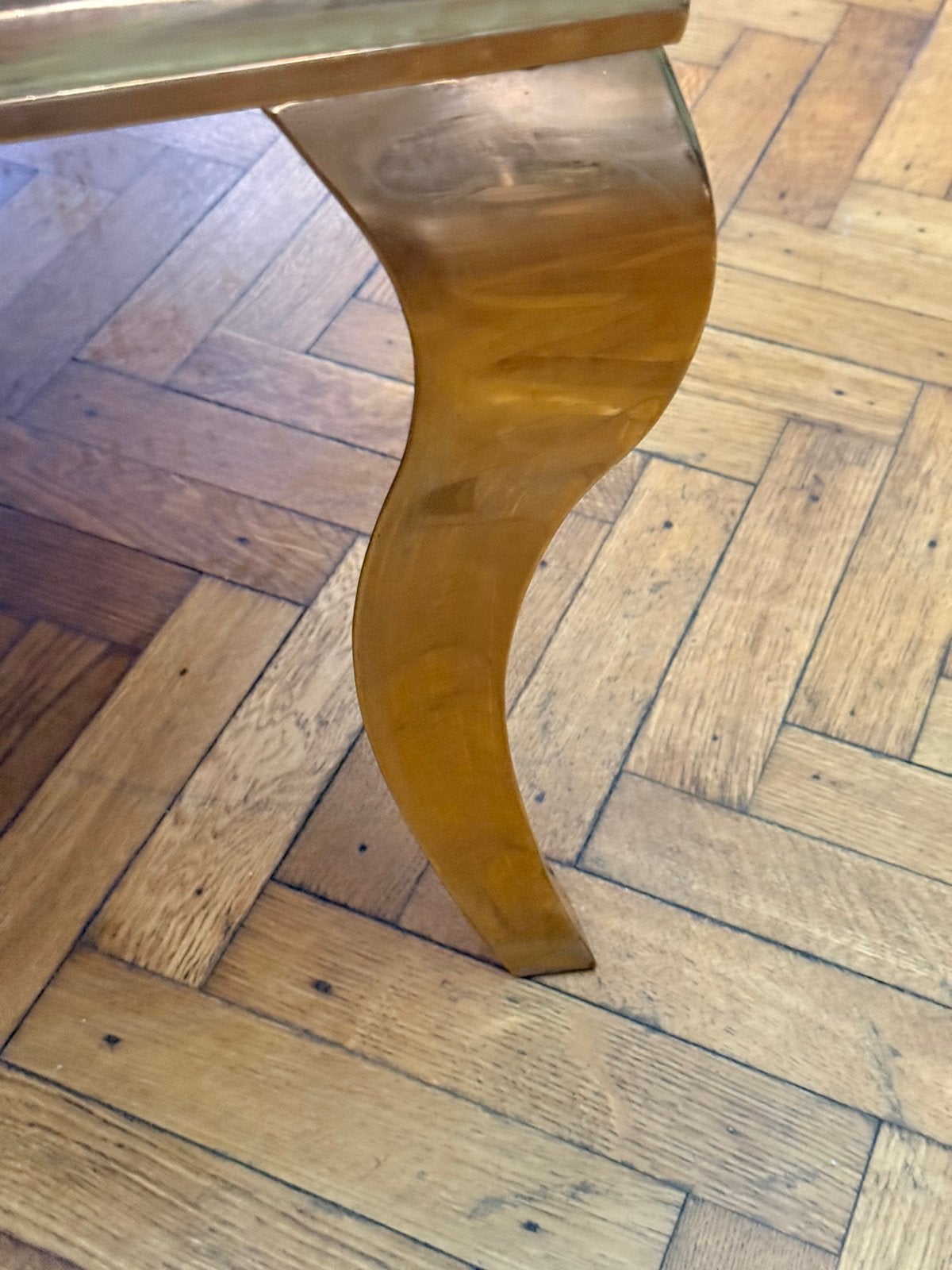 Table basse effet marbre, Maison & Meubles, Enlèvement, Utilisé