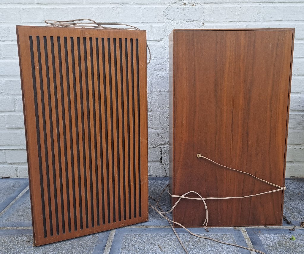 haut-parleurs Grundig vintage 40a, Autres marques, Moins de 60 watts, Enlèvement, Utilisé