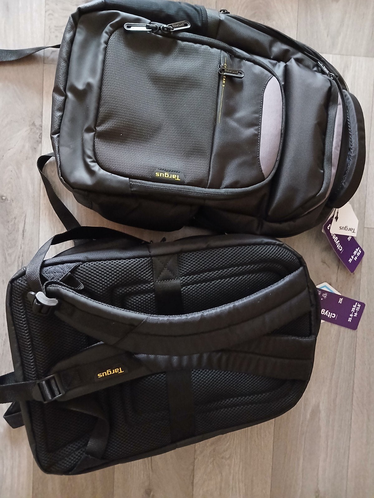nieuwe laptop rugzakken en andere tassen, Ophalen