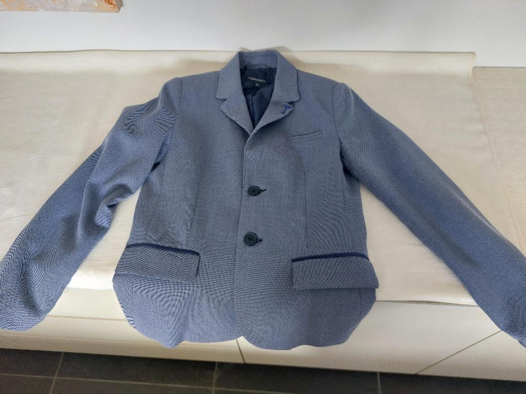 Terre Bleue stijlvolle blauwe vest, maat 152, Ophalen, Zo goed als nieuw, Jongen, Terre bleue