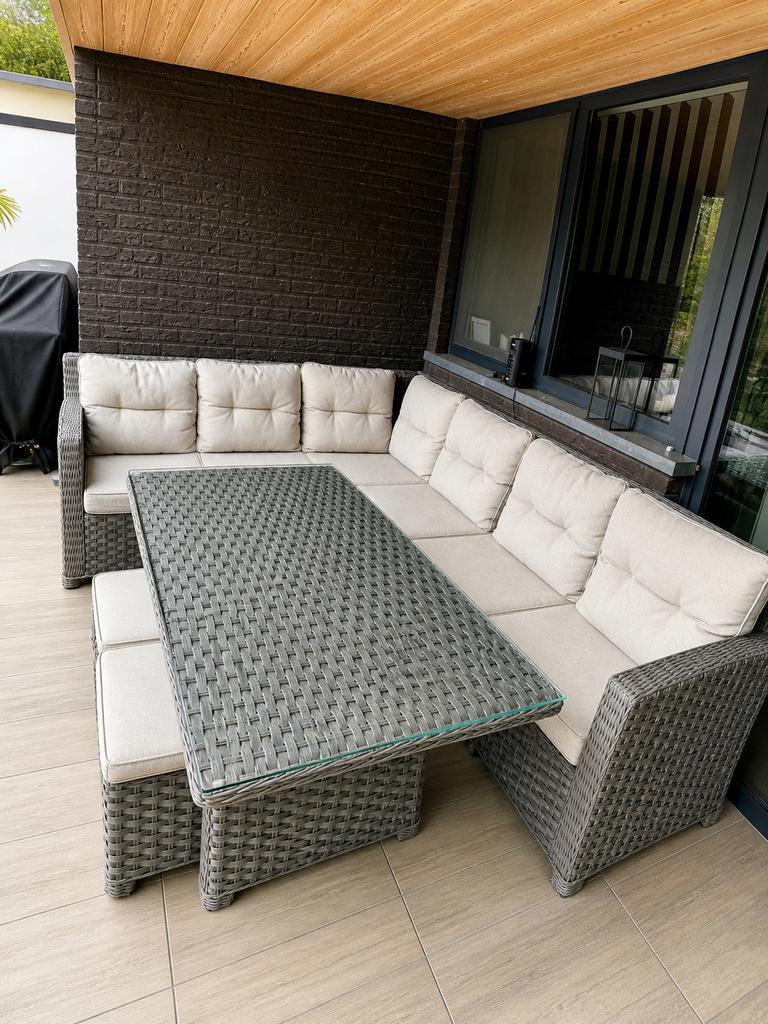 Loungeset, Ophalen, Gebruikt, Bank, Rotan