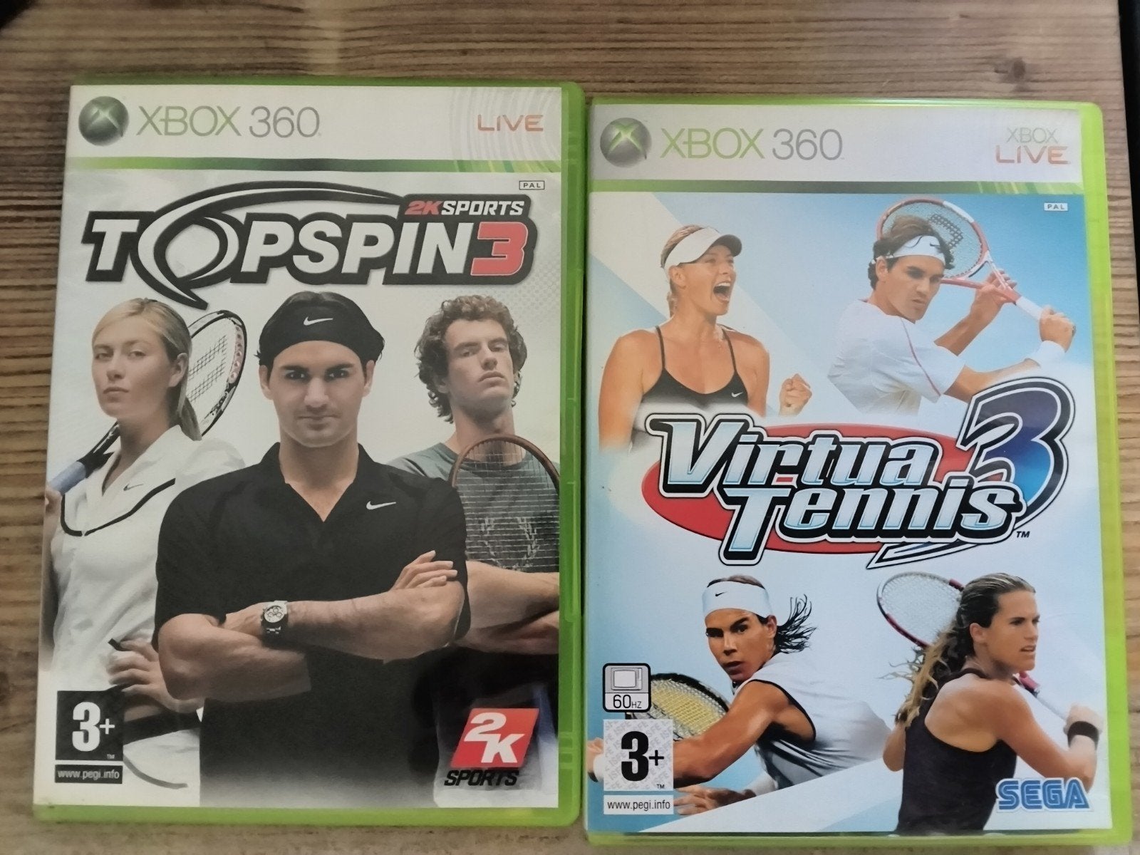 2x Tennis voor Xbox 360, Online, 2 spelers, Ophalen of Verzenden, Zo goed als nieuw