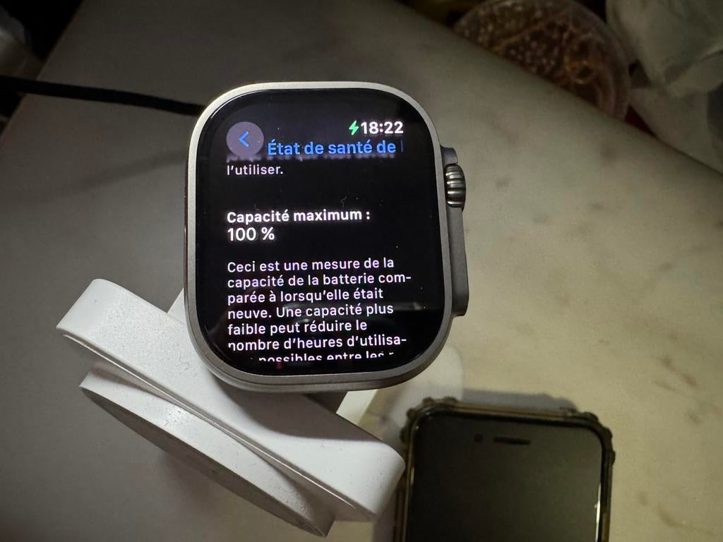 Apple Watch Ultra 2 Origineel Apple batterij 100%, Ophalen, Conditie, IOS, Zo goed als nieuw