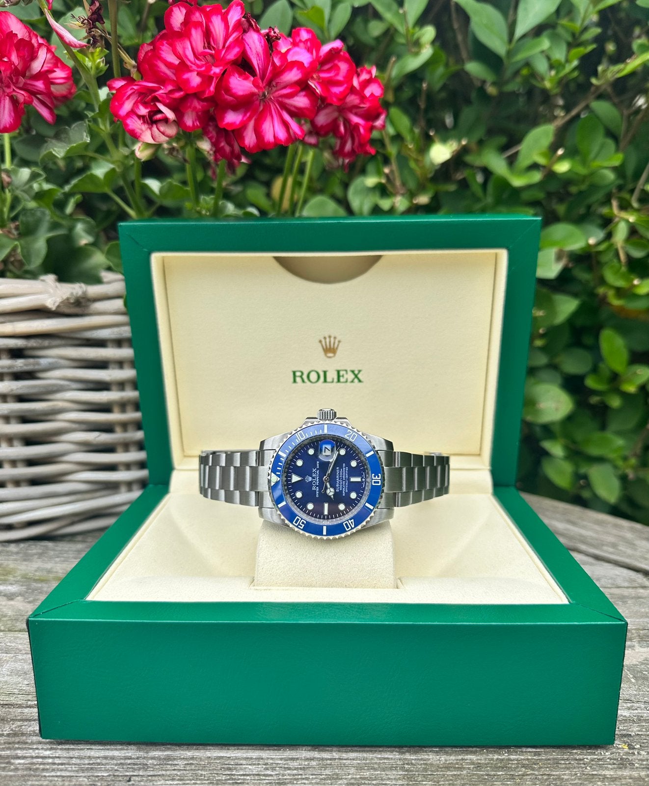 Rolex Submariner Blue, Ophalen of Verzenden, Nieuw, Overige materialen, Rolex