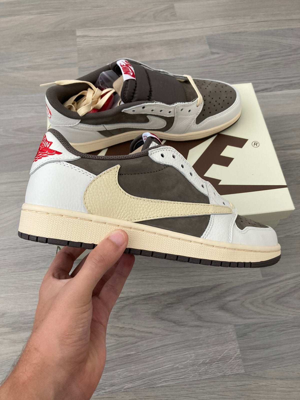 Nike Air Jordan 1 Low Travis Scott Reverse Moka, Vêtements | Hommes, Chaussures, Enlèvement ou Envoi, Comme neuf