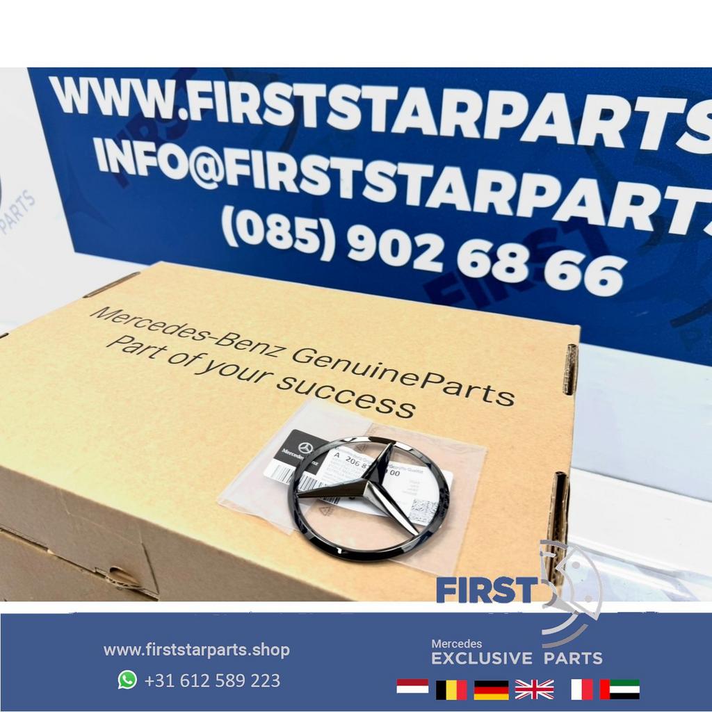 Kofferklep logo Mercedes STER ZWART W117 W118 achterbak logo, Utilisé, -, -, Enlèvement ou Envoi