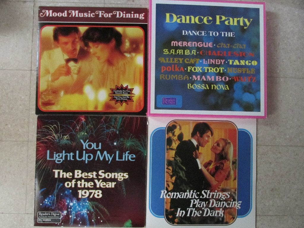 8 LP's met instrumentale dans-muziek, Cd's en Dvd's, Ophalen, Zo goed als nieuw, LP