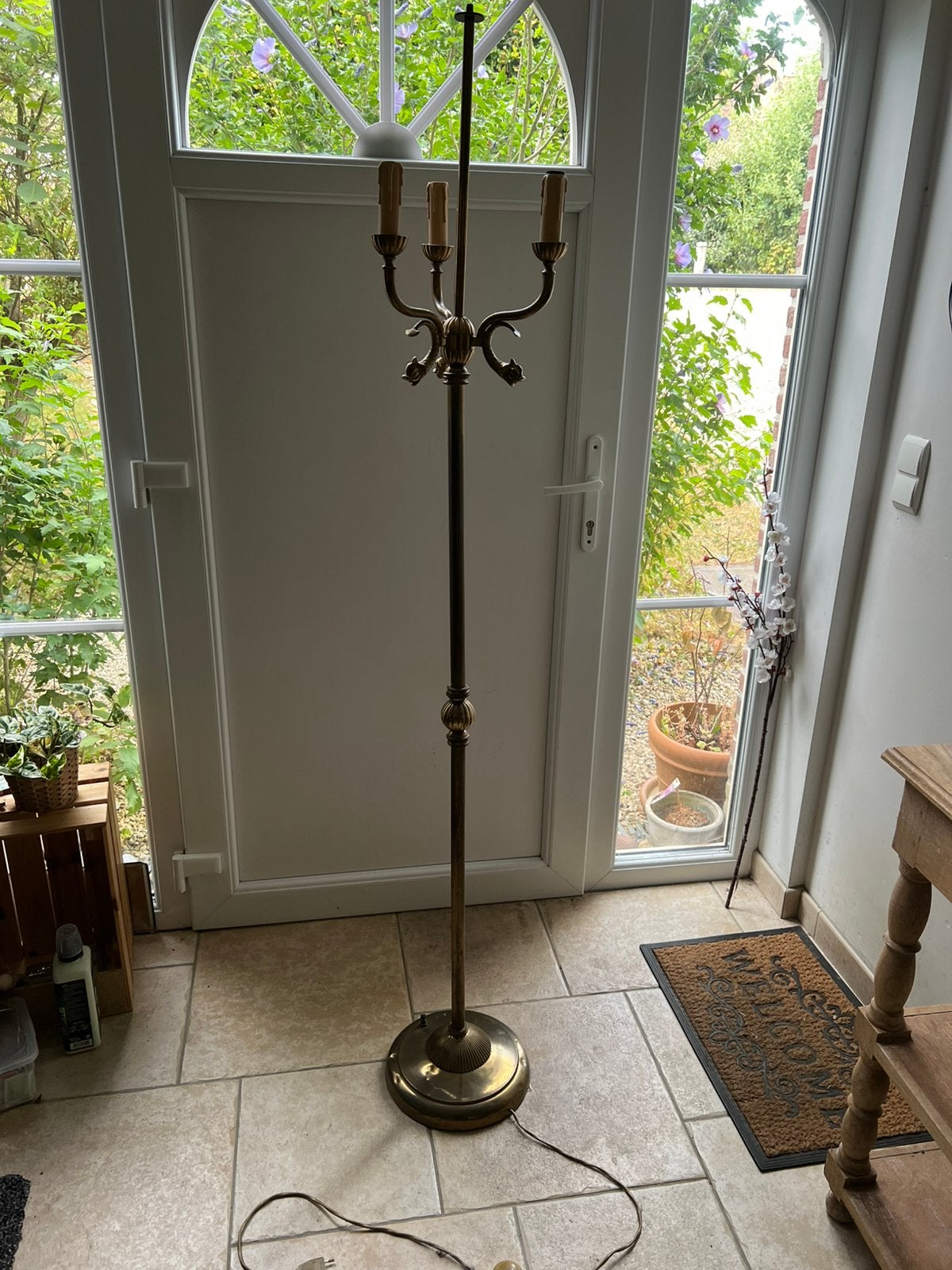 Lampadaire vintage, Enlèvement, Utilisé