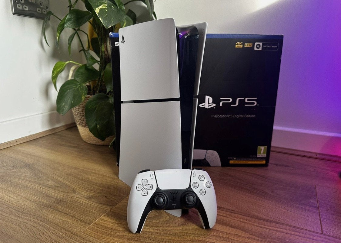 Playstation 5 Digitale Slim Versie PS5, Games en Spelcomputers, Ophalen, Zo goed als nieuw, Playstation 5