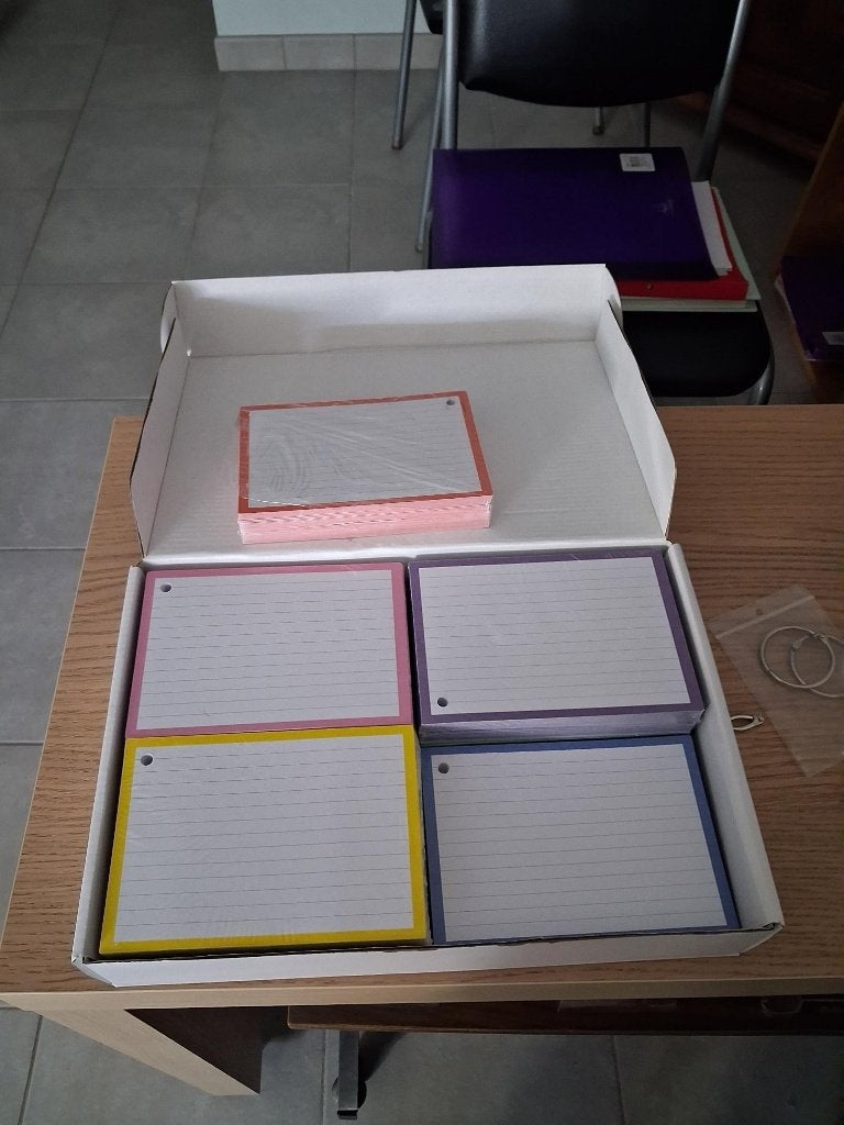 Onthoud-kaartjes, Hobby & Loisirs créatifs, Cartes | Fabrication, Enlèvement, Neuf, Autres thèmes, Carte blanco ou Carte de base