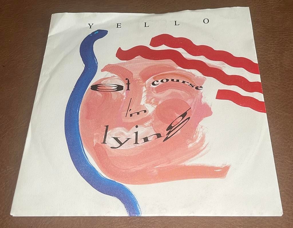 Yello - Of course i’m lying - 7” vinyl single - EU, Ophalen of Verzenden, Gebruikt, Single