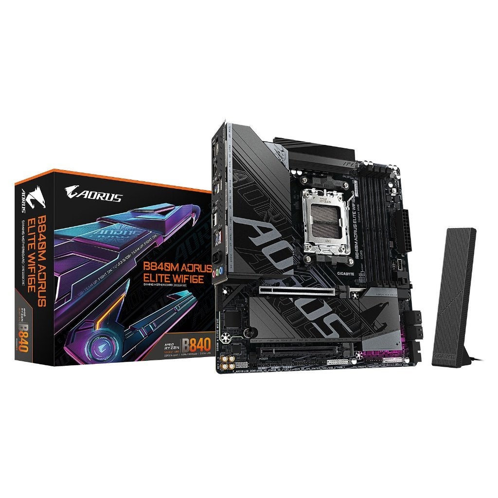 aorus b840m elite wifi6e am5 micro atx NEUF, Enlèvement ou Envoi, Neuf