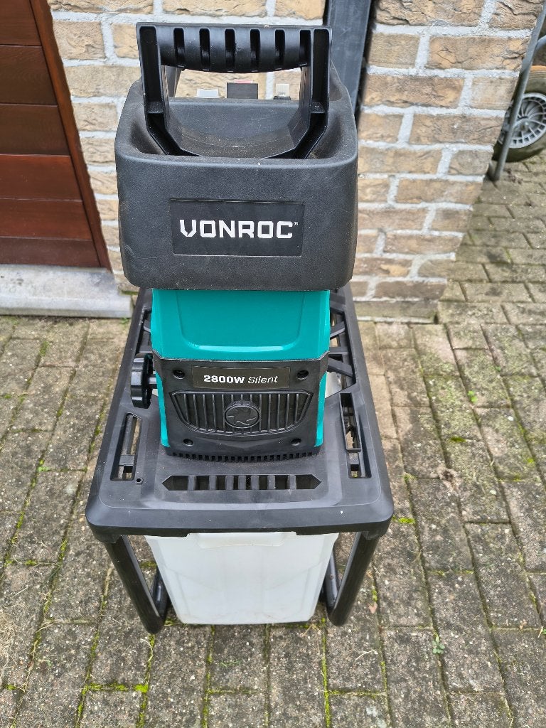 Tuinafval versnipperaar, Ophalen, Met opvangbak, Elektrisch, Vonroc