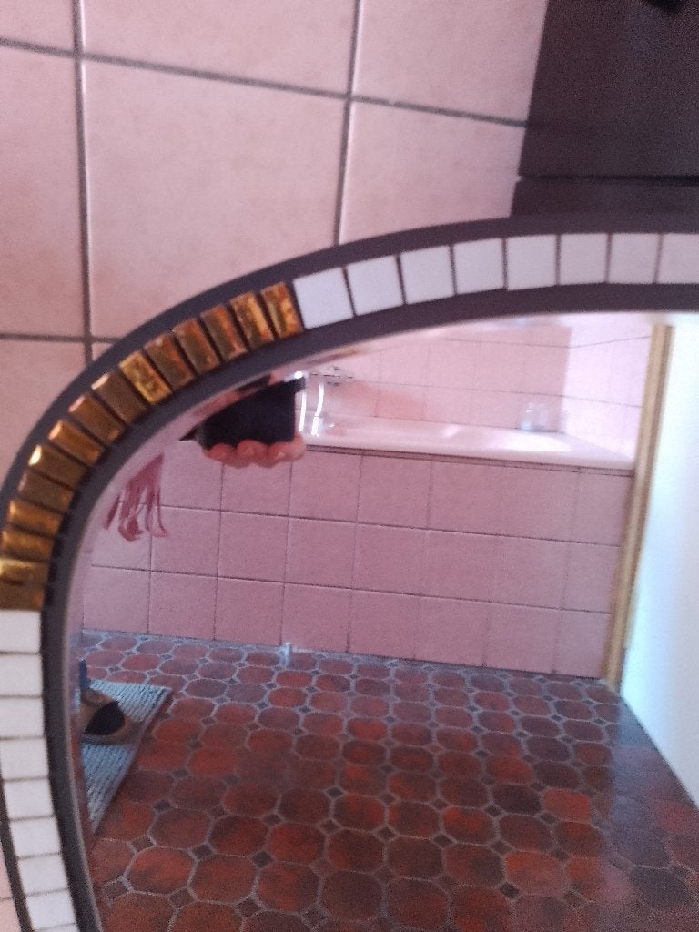 vintage spiegel knitter, Maison & Meubles, Accessoires pour la Maison | Miroirs, Enlèvement, Comme neuf