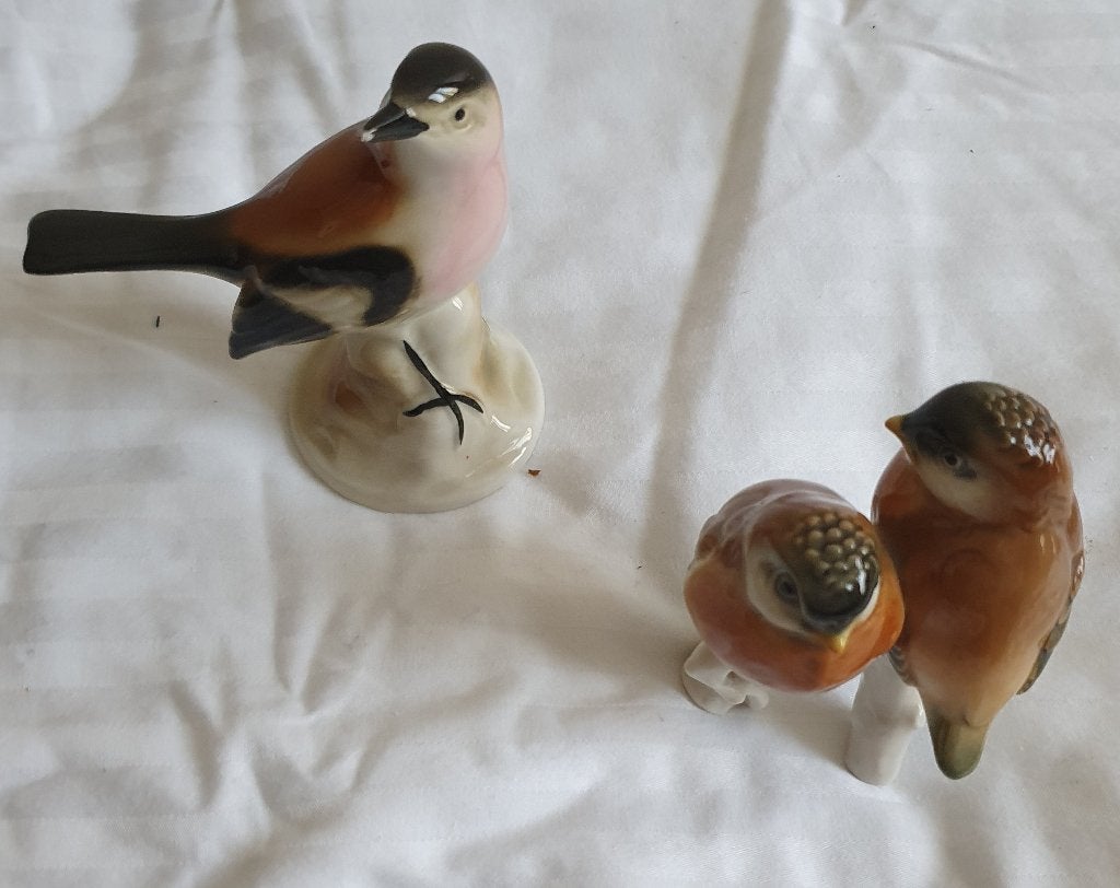 Engelse porseleinen vogels, Antiek en Kunst, Ophalen of Verzenden