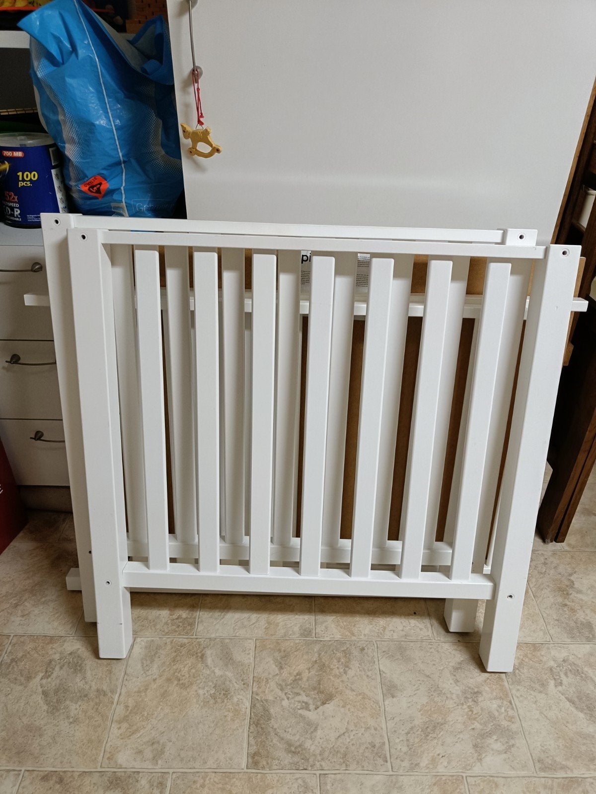 Bopita witte houten babybox/park incl. Matras en boxkleed, Kinderen en Baby's, Ophalen