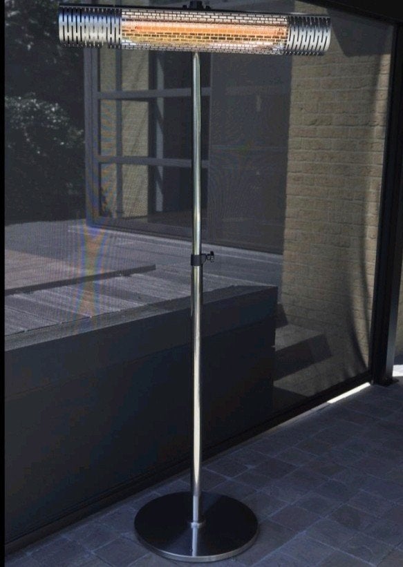 chauffage de terrasse avec support en acier inoxydable, Enlèvement