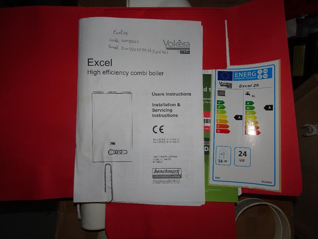 Combi Boiler Exel 29     24 kw, Doe-het-zelf en Bouw, Chauffageketels en Boilers, Gebruikt, Boiler, Aardgas, 6 t/m 10 jaar oud