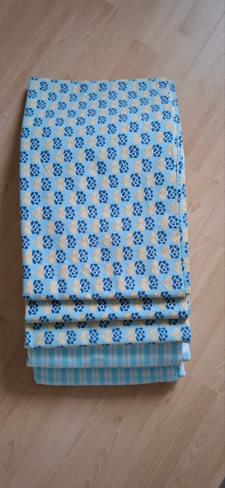 Set vintage lakens +/- 180 x 220cm, 5 stuks, Ophalen of Verzenden, Gebruikt