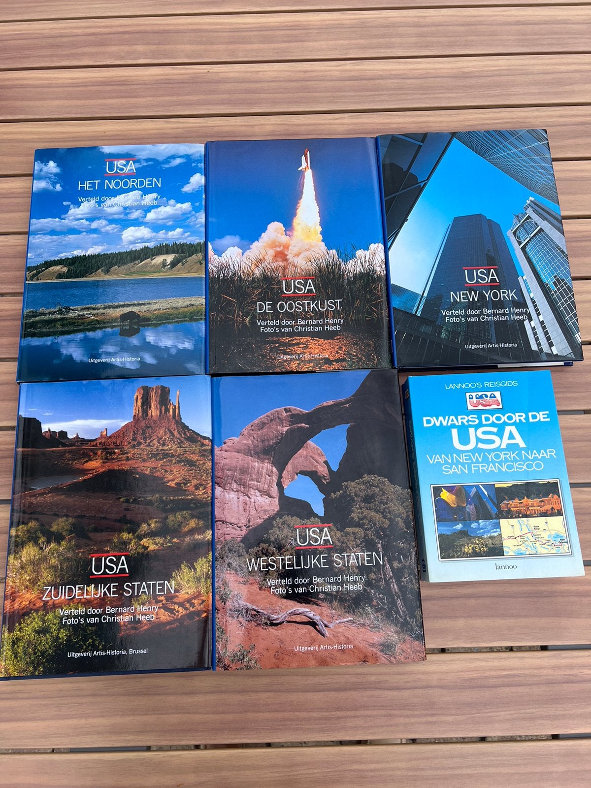 Pakket van 6 reisgidsen - USA, Boeken, Reisgidsen, Ophalen, Zo goed als nieuw, Reisgids of -boek