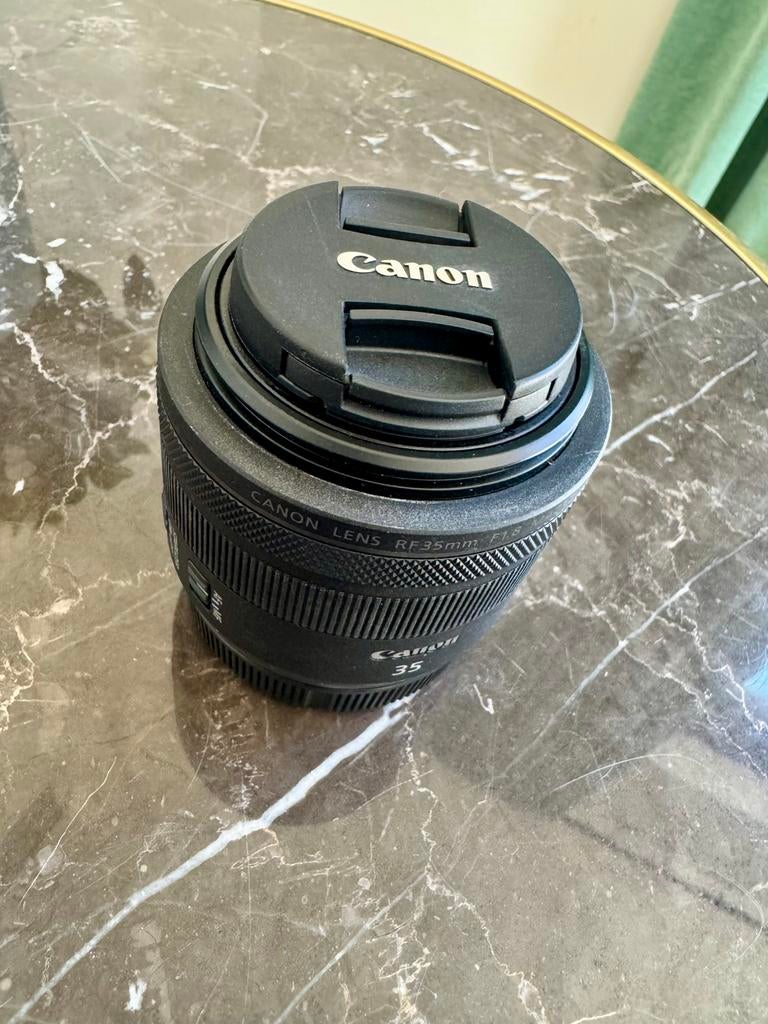 TE KOOP: Canon RF 35mm F1.8 IS Macro STM-lens, Audio, Tv en Foto, Foto | Lenzen en Objectieven, Ophalen, Zo goed als nieuw