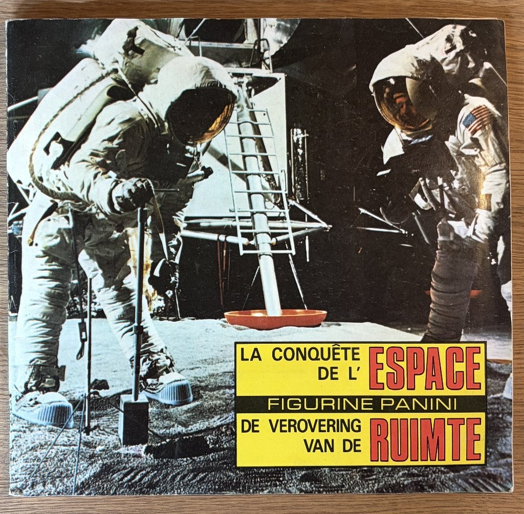 Sticker Album - Panini - De verovering van de ruimte (1973), Verzamelen, Stickers, Gebruikt, Dier en Natuur, Ophalen of Verzenden