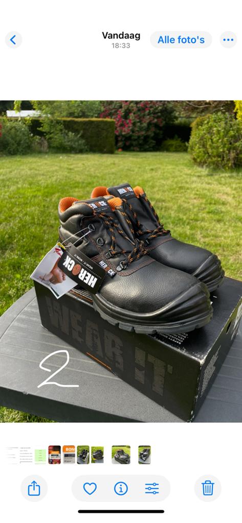 HOGE VEILIGHEIDSSCHOENEN MT 43 NIEUW, Ophalen of Verzenden, Nieuw