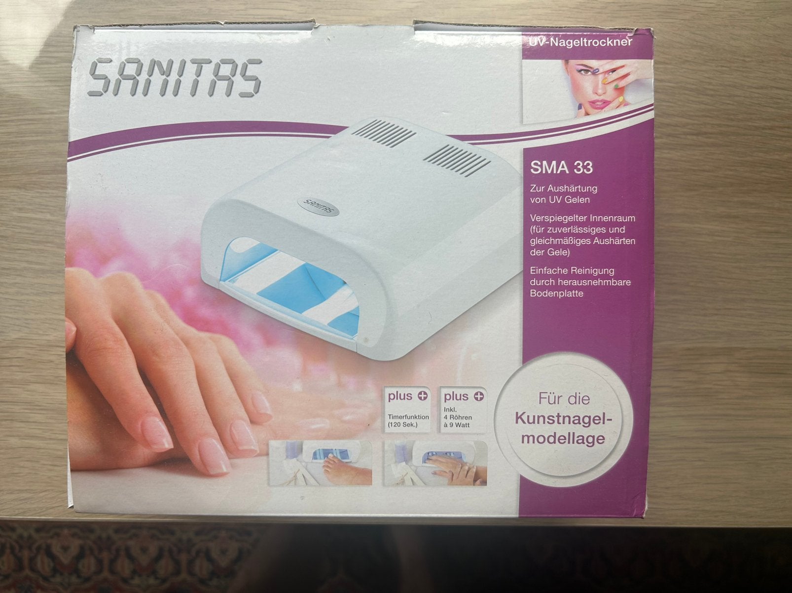 UV nageldroger (Sanitas), Ophalen of Verzenden, Zo goed als nieuw, Hand- en Voetverzorging