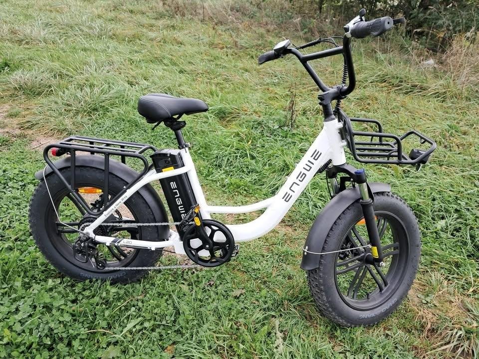Fat bike blanc électrique, Autres marques, 50 km par batterie ou plus, Comme neuf, 59 cm ou plus