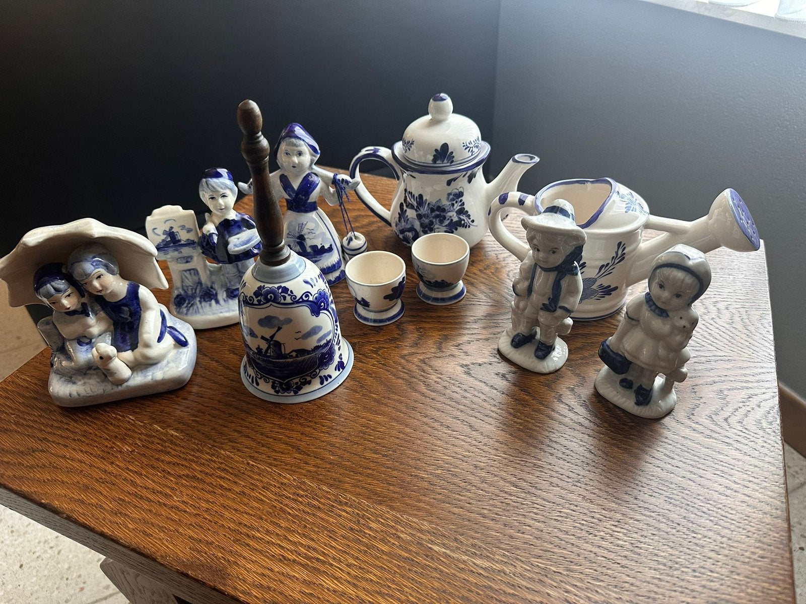 Sierbeeldjes ‘Delfts Blauw’, Ophalen, Zo goed als nieuw