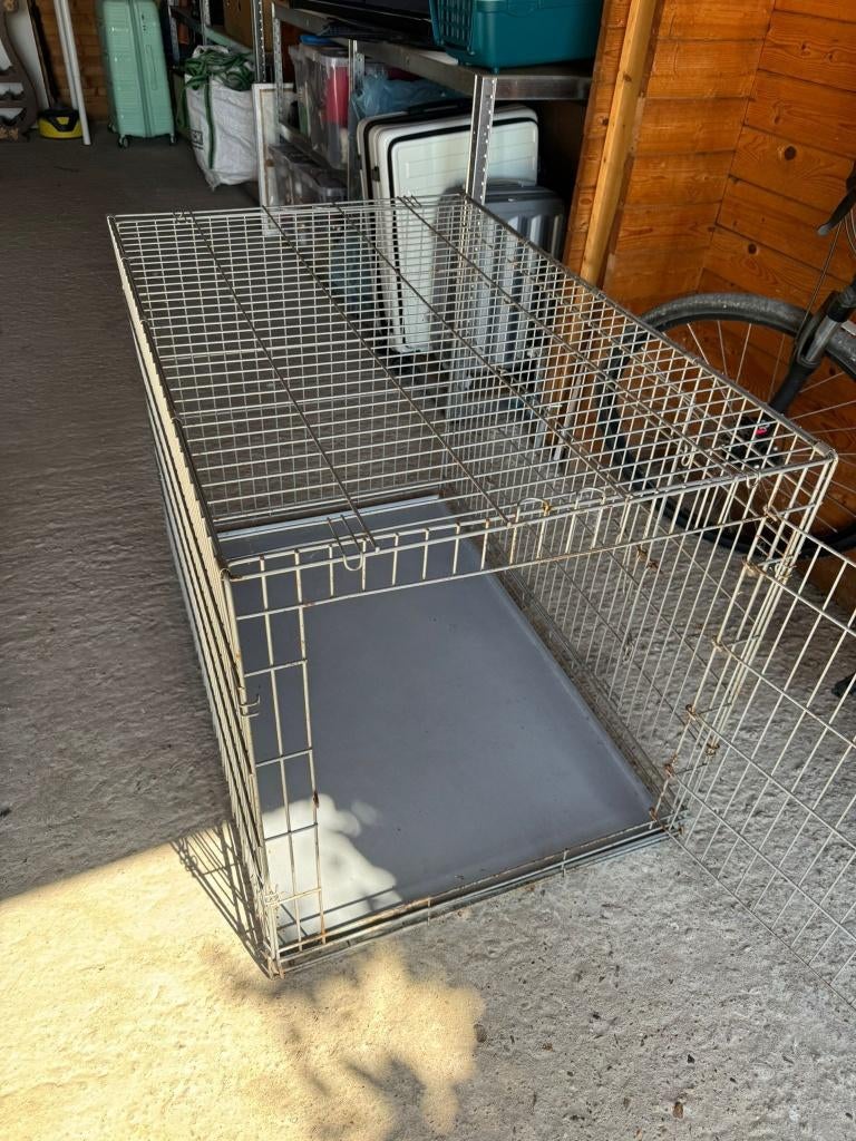 Grande cage pour chien — 106 x 70 x 75 cm, Animaux & Accessoires, Enlèvement, Utilisé