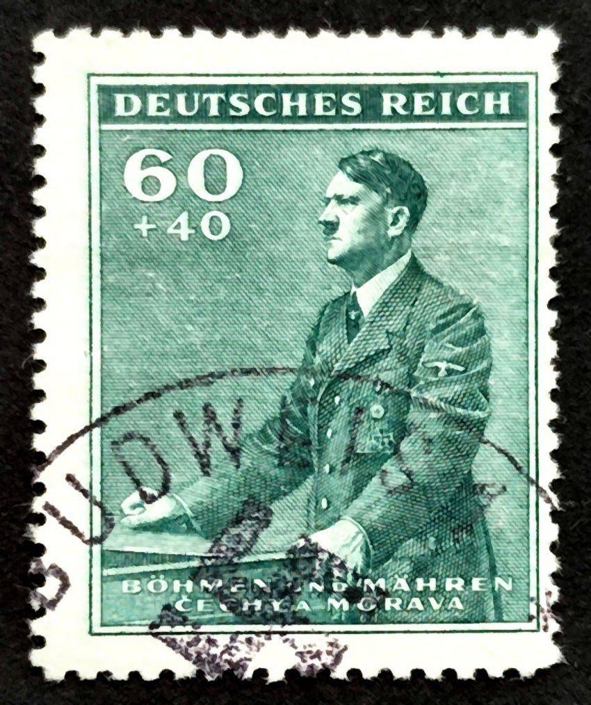 DR: Bohemen & Moravië: 53ste verjaardag A.Hitler 1942, Enlèvement ou Envoi, Autres périodes, Affranchi