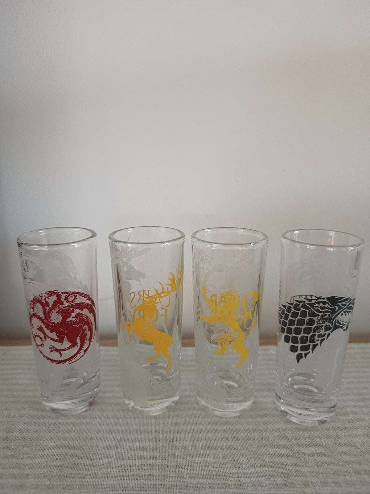 Shot glaasjes Game of Thrones, Ophalen