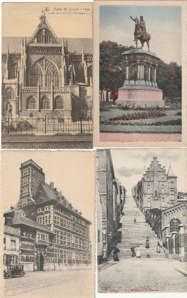 Cartes postales Liège-Liège, Envoi, Liège