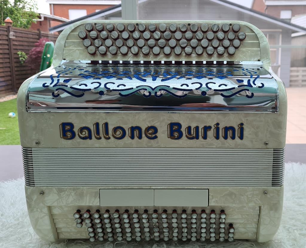 Accordéon Ballone Burini, Autres marques, Enlèvement, Utilisé, Avec bretelles