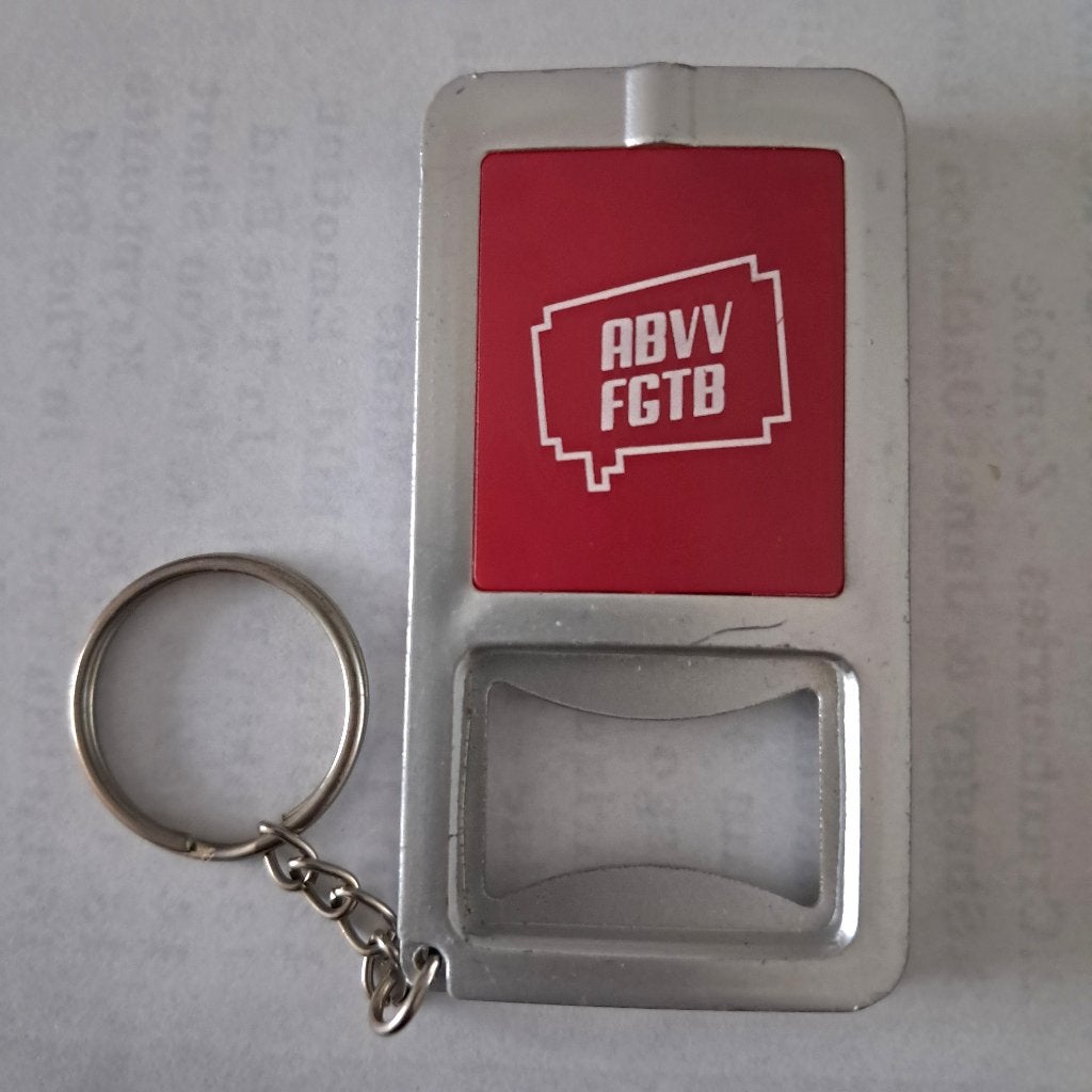 Porte-clés ABVV - FGTB, Collections, Enlèvement ou Envoi, Utilisé, Marque