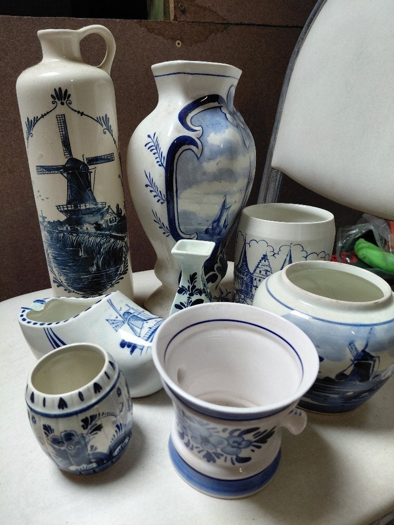delfs blauw, Ophalen