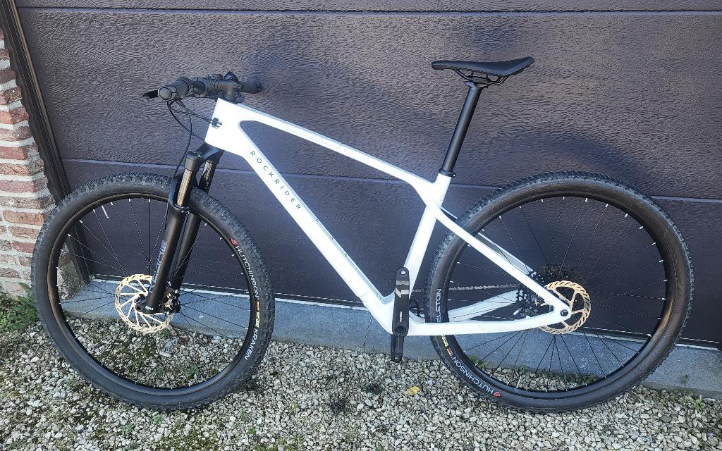 Vélo de montagne ROCKRIDER XC hardtail en carbone, Autres marques, Comme neuf, Enlèvement, 53 à 57 cm