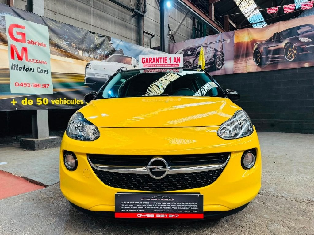 Opel Adam 1.4i Black Edition Airco J.A V.C, Entreprise, Boîte manuelle, Entretenue par le concessionnaire, 3 portes