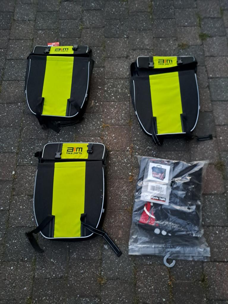 Nieuwe fietstassen 4x, Fietsen en Brommers, Ophalen