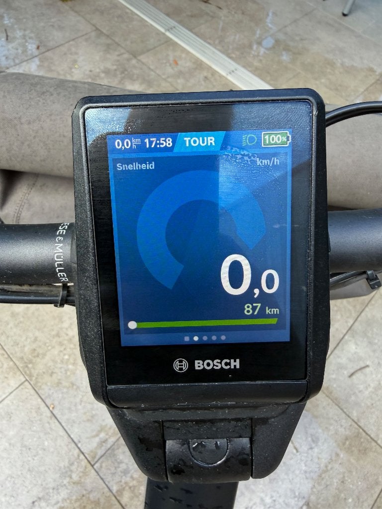 R&M Multicharger Mixte GT Vario HS Maat 47, Gebruikt, Elektrisch, 2 kinderen, Schijfrem
