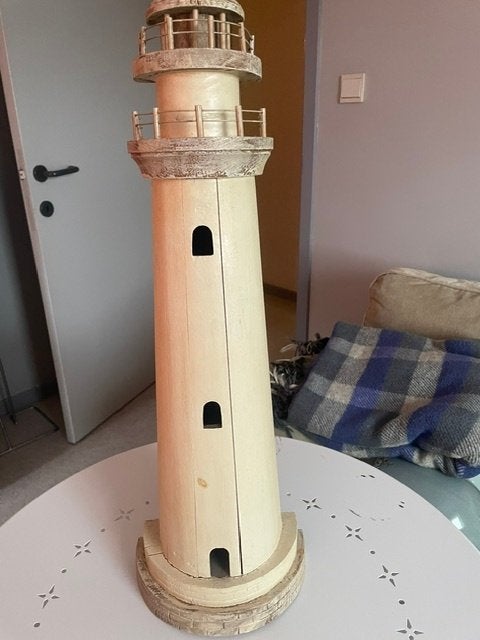vuurtoren, Huis en Inrichting, Woonaccessoires | Overige, Ophalen, Zo goed als nieuw